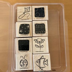 Stampin’ Up! Little Layers 8-Piece Stamp Set New Unused